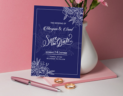 Wedding invitation card Design