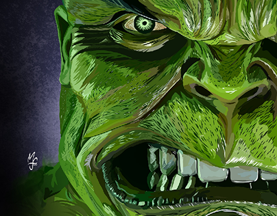 digital illustration of hulk