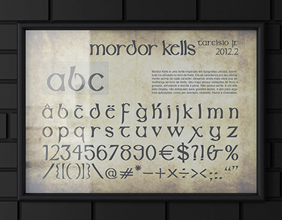 Tipografia - Mordor Kells
