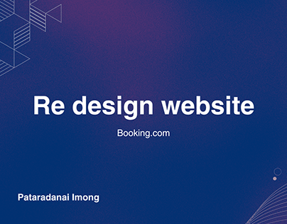 Re design web booking.com