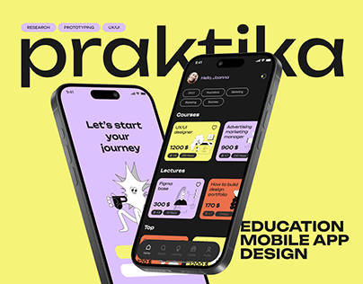 Education app design | UX/UI