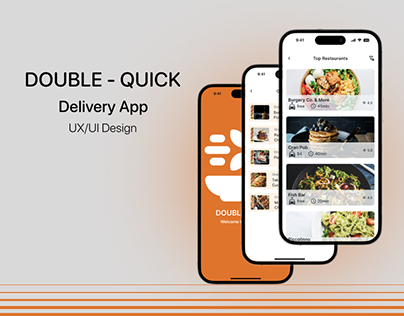 Food Delivery App Mobile - UI/UX Design / Case study