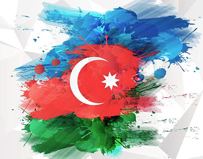 Bayraq Gunu Social Media Post. Azerbaijan Flag Day.