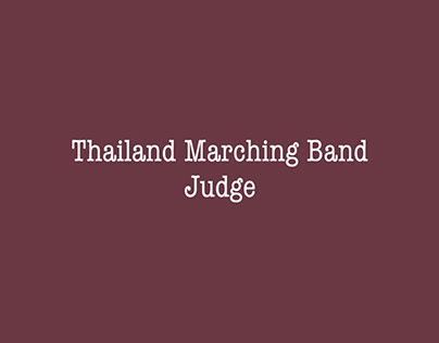 Thailand Marching Band Judge