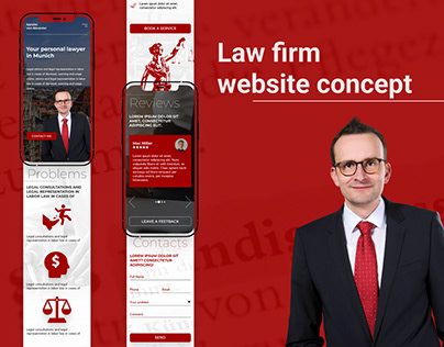 Law firm landing page