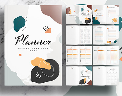 2021 Planner Template | InDesign Layout