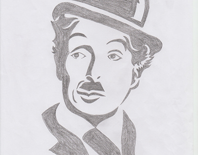 Pencil Drawing _ Charlie Chaplin