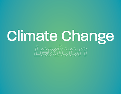 Climate Change Lexicon