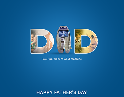 Happy Father's Day Creative Post Concept Instagram