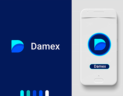 Damex Modern Brand Identity Logo Design D Letter Logo