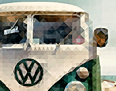 Volkswagen Polygon Art