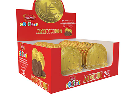 medallion - locket chocolate design