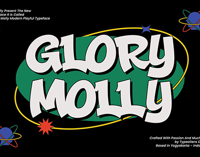 Glory Molly Display Font