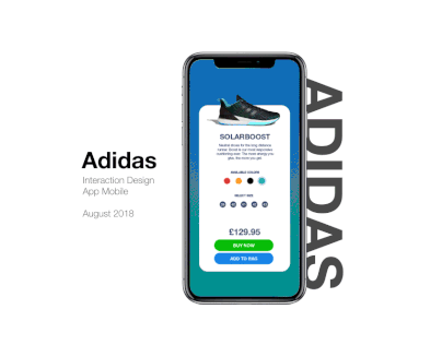 Interaction Design - Adidas App Mobile IOS