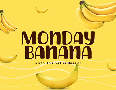 Monday Banana Font free for commercial use