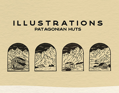 Illustration Patagonian Huts