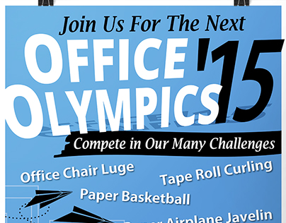 Office Olympics Poster