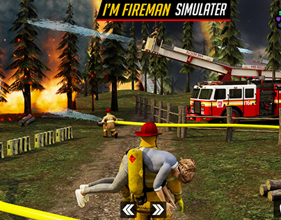 US_Firefighter:Fire Truck Game
