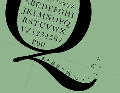 Baskerville type specimen