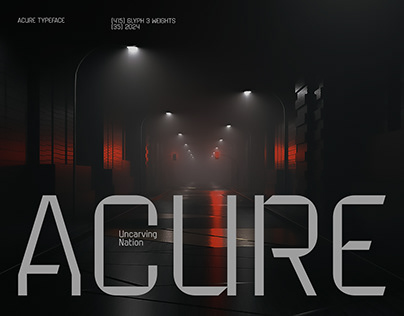 Acure - Free Display Typeface