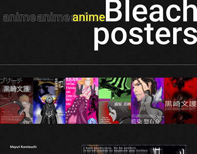 anime posters bleach