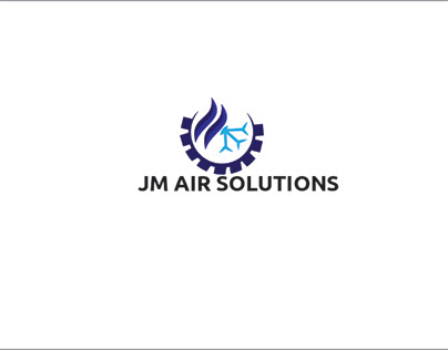Jm Air Solutions logo Design