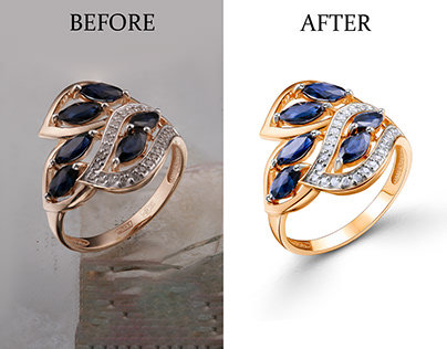 High-End Jewelry Retouch with 3 Colors