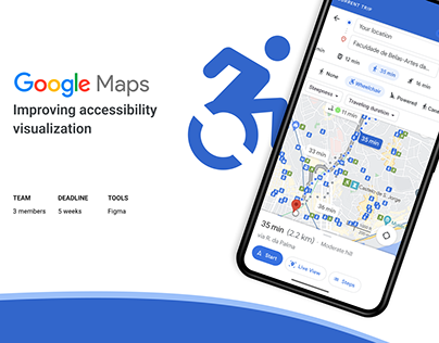 Google Maps - Improving accessibility visualization
