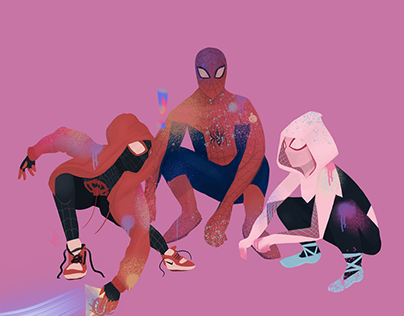SpiderMan Into the SpiderVerse + Poster