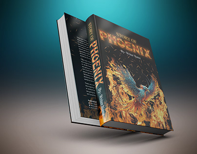 "Story of Phoenix" A Fantasy book hard cover design