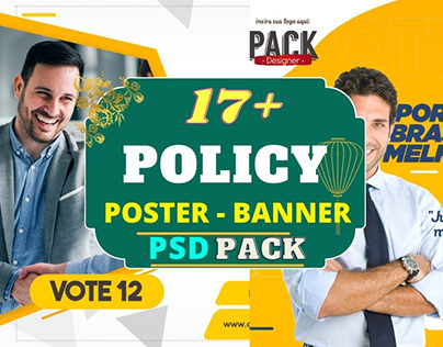 17 Policy PSD Banner Pack