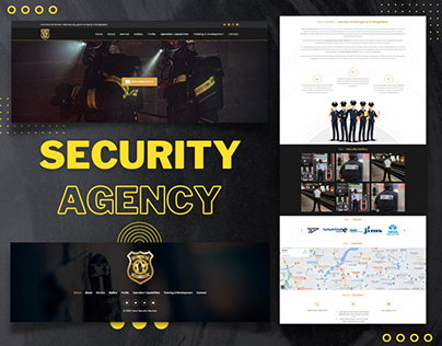Security Agency Website Design