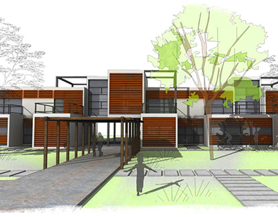 Bioclimatic Social Housing in Tumbaco, Quito