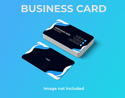 modern business card template and own design.
