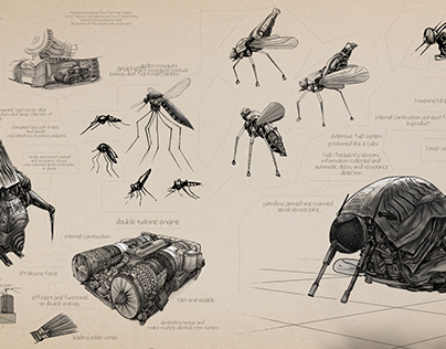 concept art and designs-mosquito