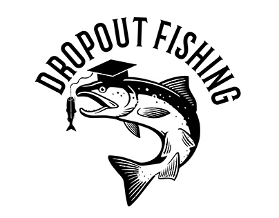Dropout Fishing Logo