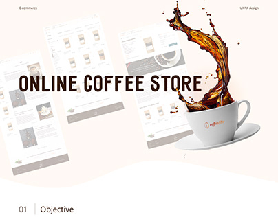 Online Coffee Store concept