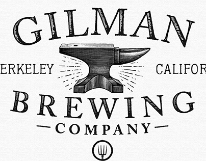 Gilman Brewing Brand Identity Rendered by Steven Noble