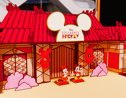 Disney Mickey Mouse Chinese New Year 2020 Event Design