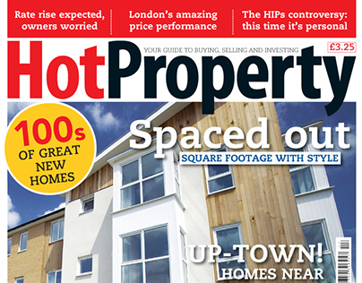 Front covers for Renting and Hot Property weekly mags.