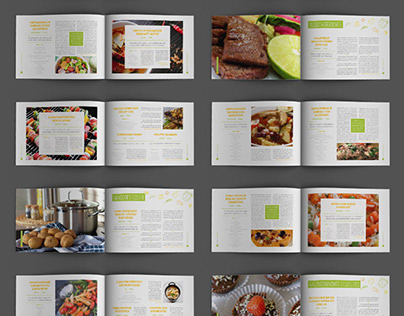 Rezept- und Kochbuch: Design-Vorlagen & Layouts