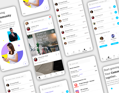 Social Network App Design (Find Jobs & Connect Peoples)