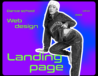 Landing page for a Dance School