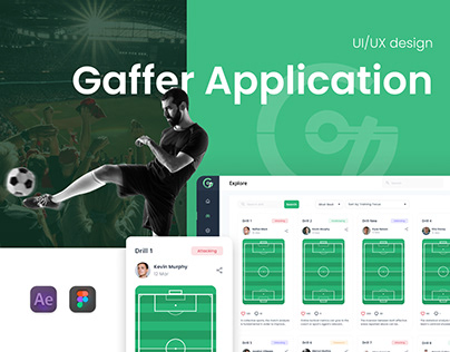 UI/UX Design for Gaffer Web Application