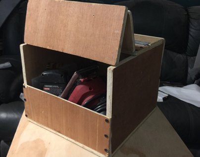 Boxket (basket wooden toolbox)