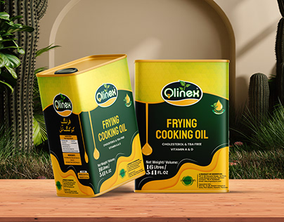 Olinex Cooking Oil logo and Packaging Design