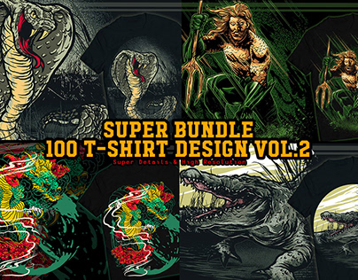 Super t-shirt design bundle 100 t-shirt designs vol.2
