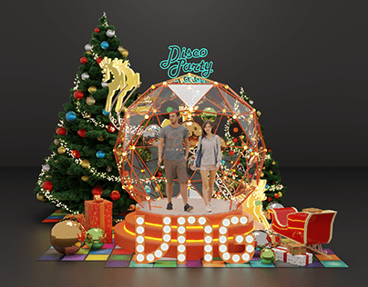 VNG Christmas Decor - Disco concept