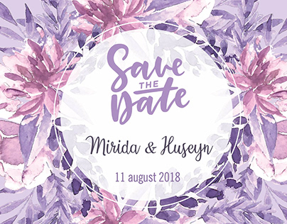 "Save the Date" card design