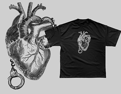 Heart with Cuffs T-Shirt